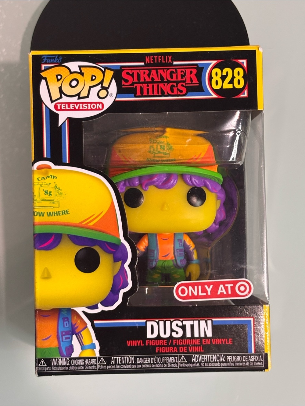 Funko Pop! Television Stranger Things Dustin #828 Neon Blacklight Target